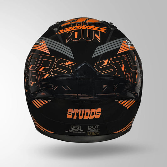 THUNDER D11 DECOR BLACK & ORANGE WITH SPOILER