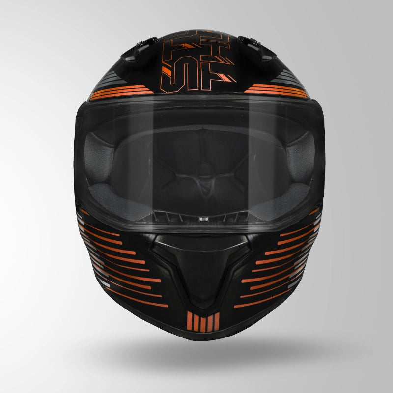 THUNDER D11 DECOR BLACK & ORANGE WITH SPOILER