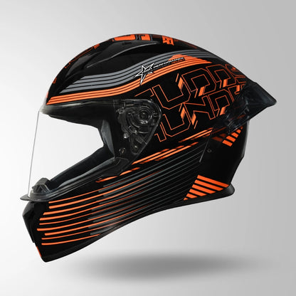 THUNDER D11 DECOR BLACK & ORANGE WITH SPOILER