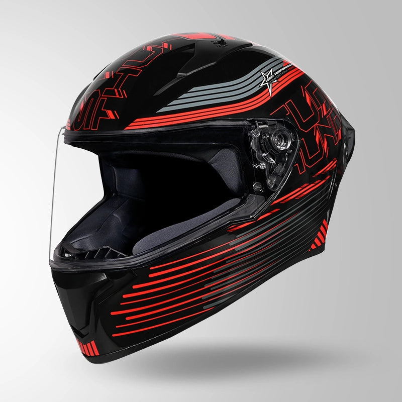 THUNDER D11 DECOR BLACK & RED WITH SPOILER
