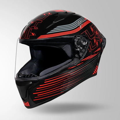 THUNDER D11 DECOR BLACK & RED WITH SPOILER