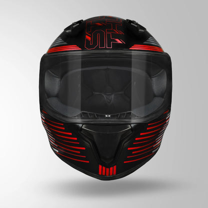 THUNDER D11 DECOR BLACK & RED WITH SPOILER