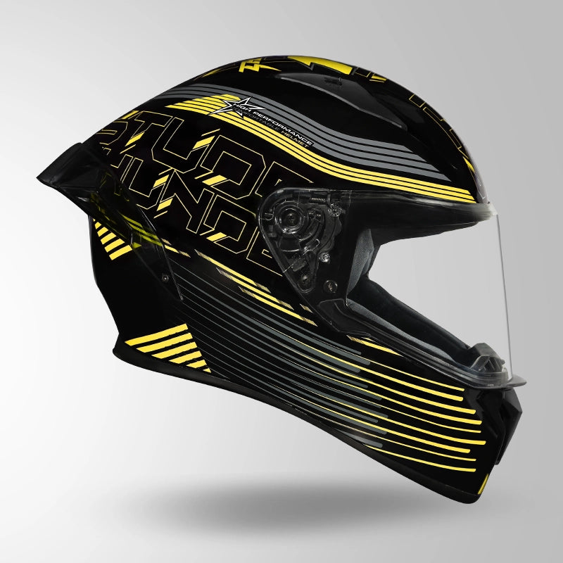 THUNDER D11 DECOR BLACK & YELLOW WITH SPOILER