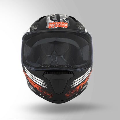 THUNDER D2 DECOR MATT BLACK & ORANGE WITH SPOILER