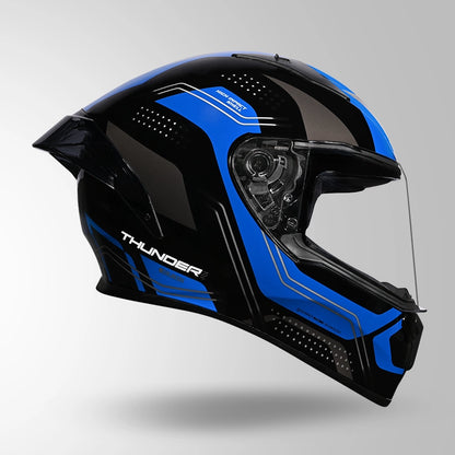 THUNDER D2 DRAKEN DECOR BLACK & BLUE WITH SPOILER