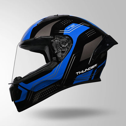 THUNDER D2 DRAKEN DECOR BLACK & BLUE WITH SPOILER