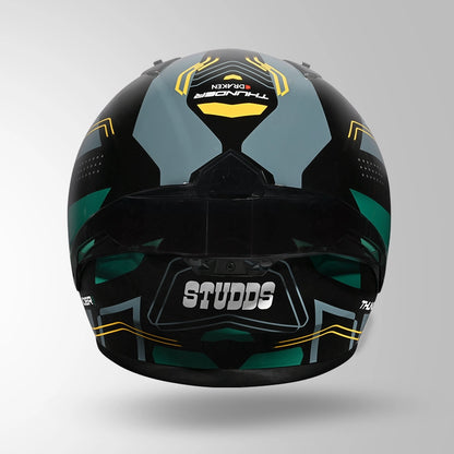THUNDER D2 DRAKEN DECOR BLACK & GREEN WITH SPOILER