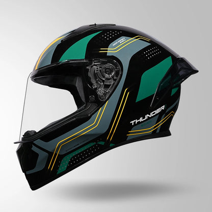 THUNDER D2 DRAKEN DECOR BLACK & GREEN WITH SPOILER