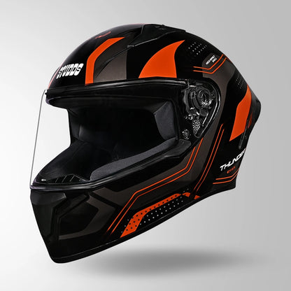 THUNDER D2 DRAKEN DECOR BLACK & ORANGE WITH SPOILER