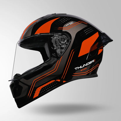 THUNDER D2 DRAKEN DECOR BLACK & ORANGE WITH SPOILER