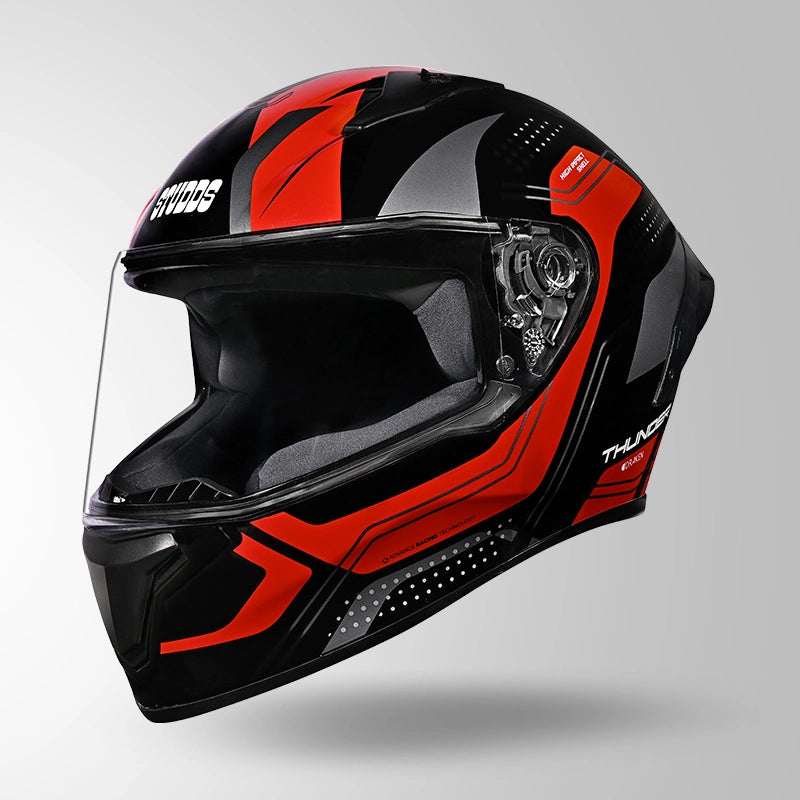 THUNDER D2 DRAKEN DECOR BLACK & RED WITH SPOILER