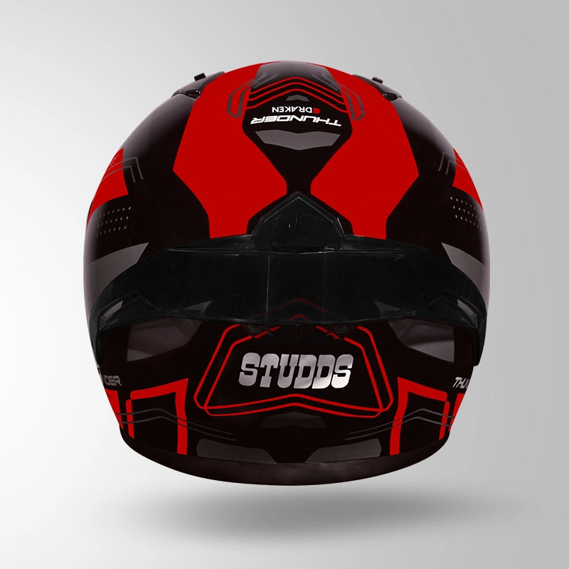 THUNDER D2 DRAKEN DECOR BLACK & RED WITH SPOILER