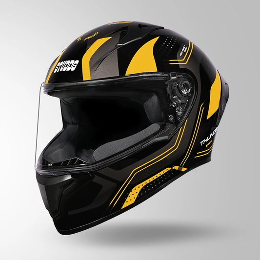THUNDER D2 DRAKEN DECOR BLACK & YELLOW WITH SPOILER