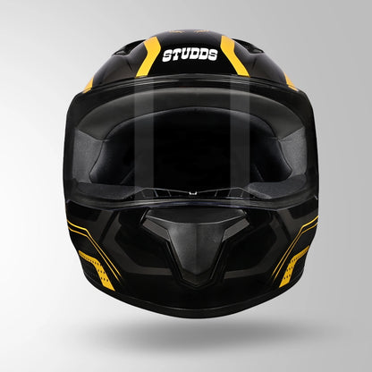 THUNDER D2 DRAKEN DECOR BLACK & YELLOW WITH SPOILER