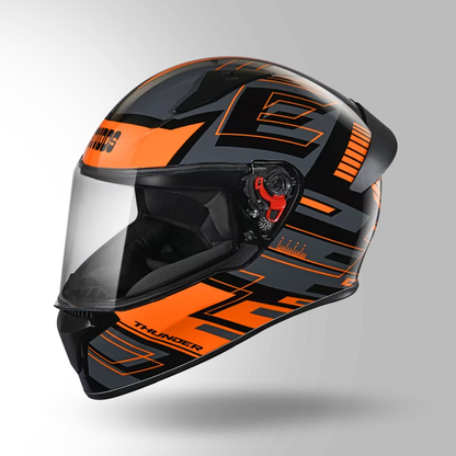 THUNDER D3 DECOR BLACK & ORANGE WITH SPOILER