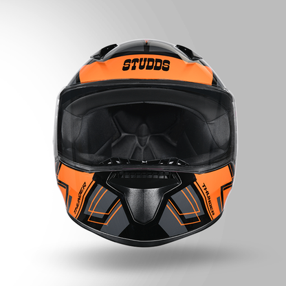 THUNDER D3 DECOR BLACK & ORANGE WITH SPOILER