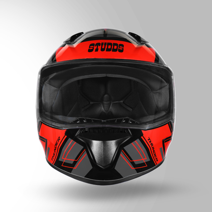 THUNDER D3 DECOR BLACK & RED WITH SPOILER