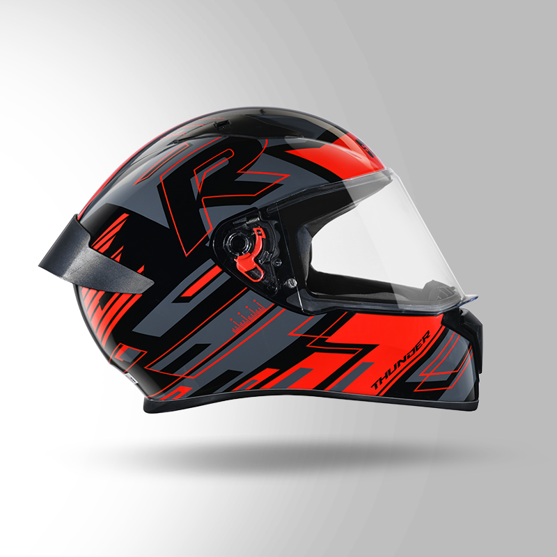 THUNDER D3 DECOR BLACK & RED WITH SPOILER