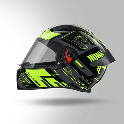 THUNDER D3 DECOR BLACK & YELLOW WITH SPOILER