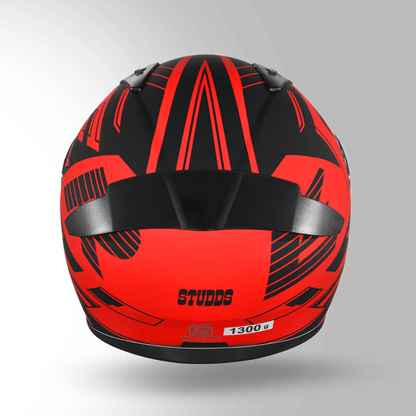 THUNDER D3 DECOR MATT RED & BLACK WITH SPOILER