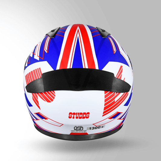 THUNDER D3 DECOR MATT WHITE & RED WITH SPOILER
