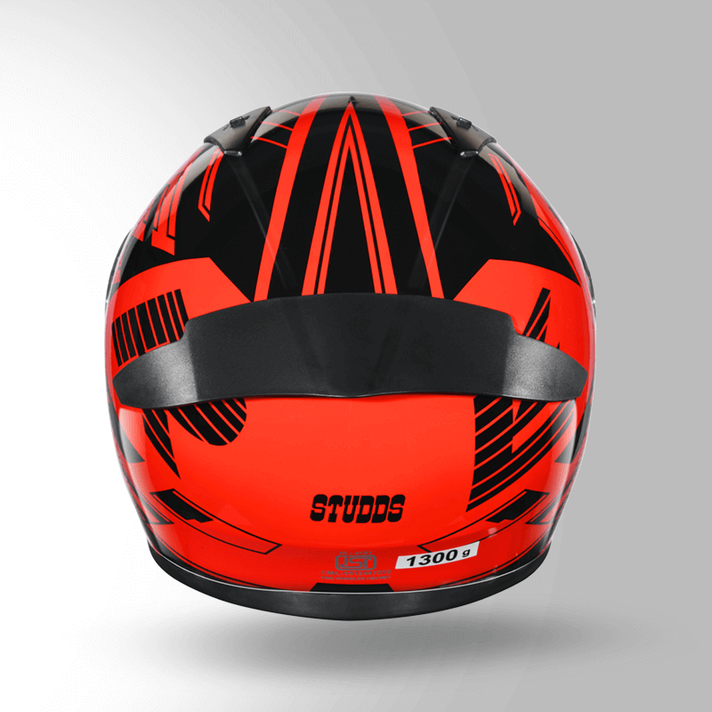 THUNDER D3 DECOR RED & BLACK WITH SPOILER