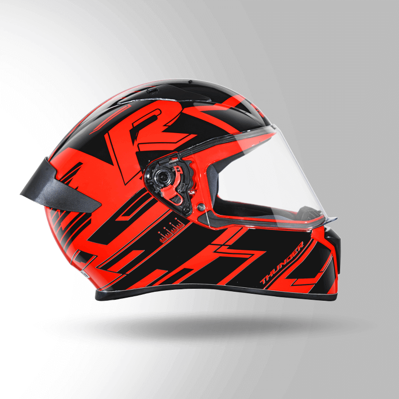 THUNDER D3 DECOR RED & BLACK WITH SPOILER