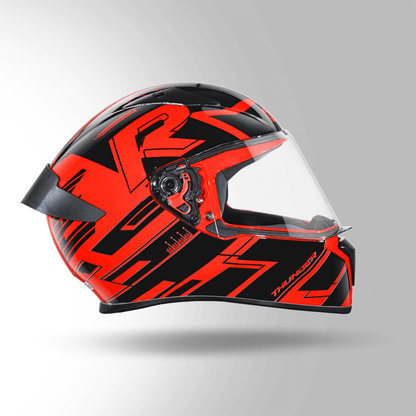 THUNDER D3 DECOR RED & BLACK WITH SPOILER