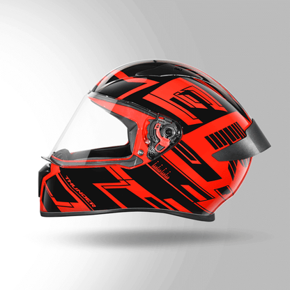 THUNDER D3 DECOR RED & BLACK WITH SPOILER