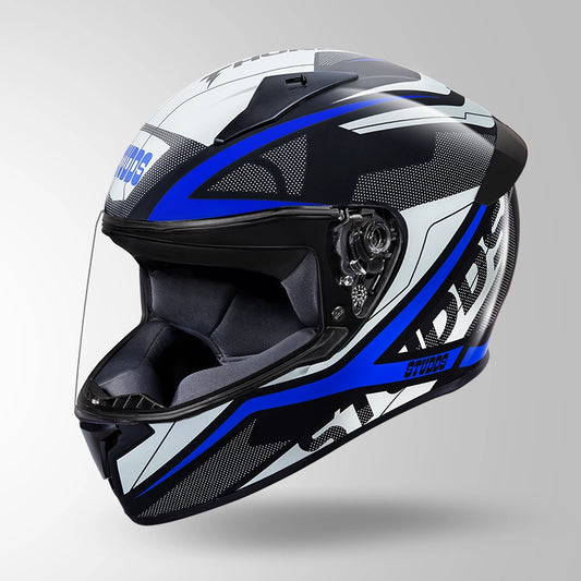 THUNDER D4 DECOR BLACK & BLUE WITH SPOILER
