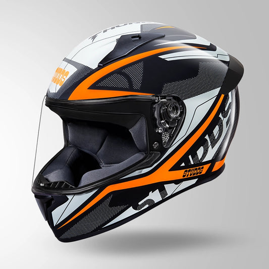 THUNDER D4 DECOR BLACK & ORANGE WITH SPOILER