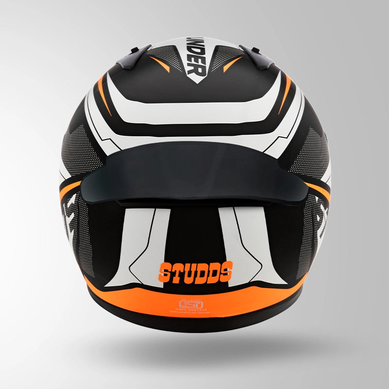 THUNDER D4 DECOR BLACK & ORANGE WITH SPOILER