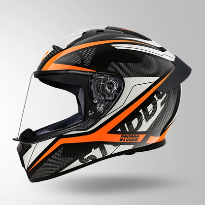 THUNDER D4 DECOR BLACK & ORANGE WITH SPOILER