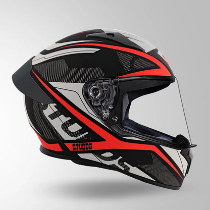 THUNDER D4 DECOR MATT BLACK & RED WITH SPOILER