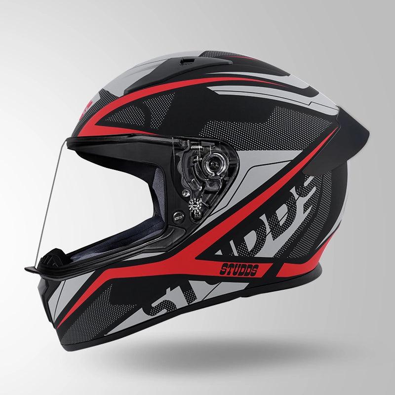 THUNDER D4 DECOR MATT BLACK & RED WITH SPOILER