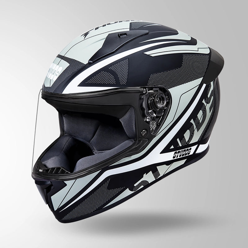 THUNDER D4 DECOR MATT BLACK & WHITE WITH SPOILER