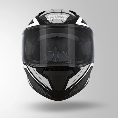 THUNDER D4 DECOR MATT BLACK & WHITE WITH SPOILER