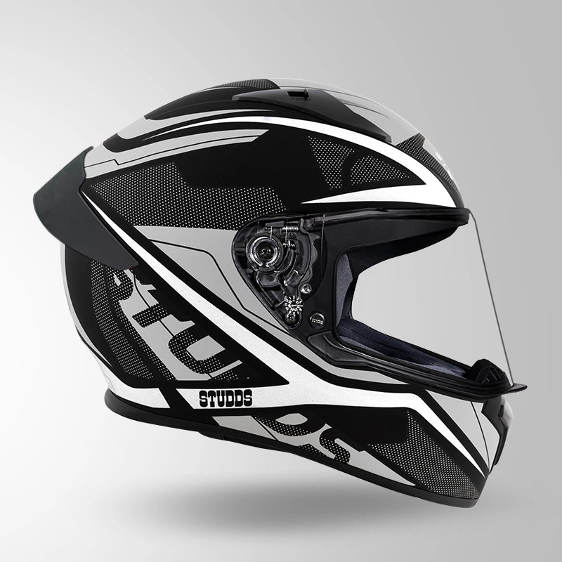 THUNDER D4 DECOR MATT BLACK & WHITE WITH SPOILER