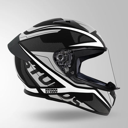 THUNDER D4 DECOR MATT BLACK & WHITE WITH SPOILER