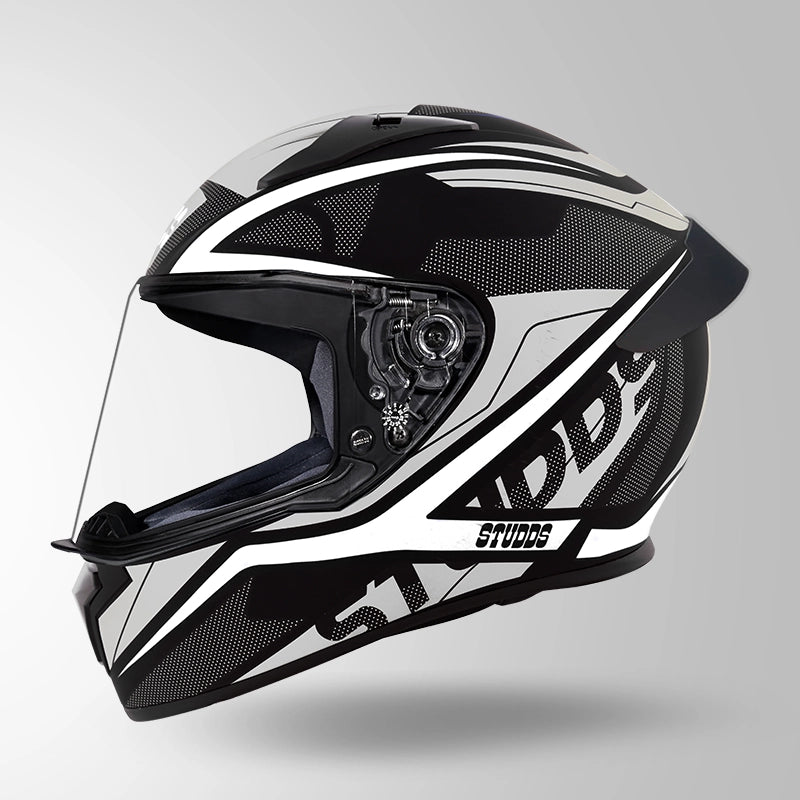THUNDER D4 DECOR MATT BLACK & WHITE WITH SPOILER
