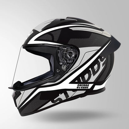 THUNDER D4 DECOR MATT BLACK & WHITE WITH SPOILER
