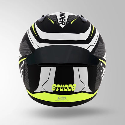 THUNDER D4 DECOR MATT BLACK & YELLOW WITH SPOILER