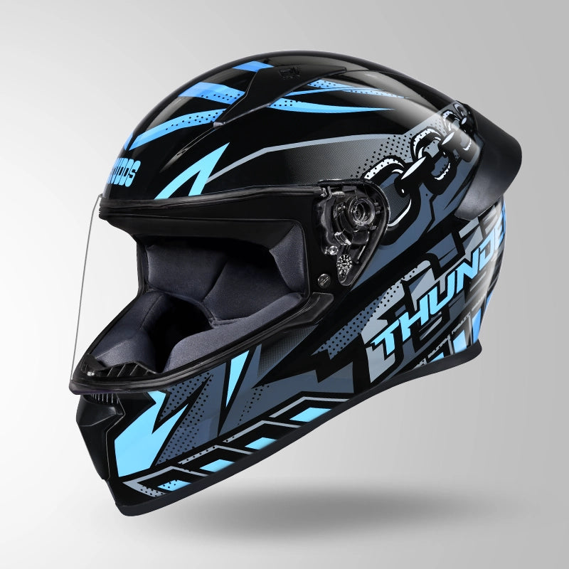THUNDER D5 DECOR BLACK & BLUE WITH SPOILER