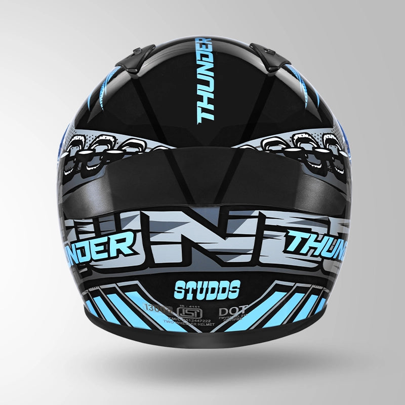 THUNDER D5 DECOR BLACK & BLUE WITH SPOILER