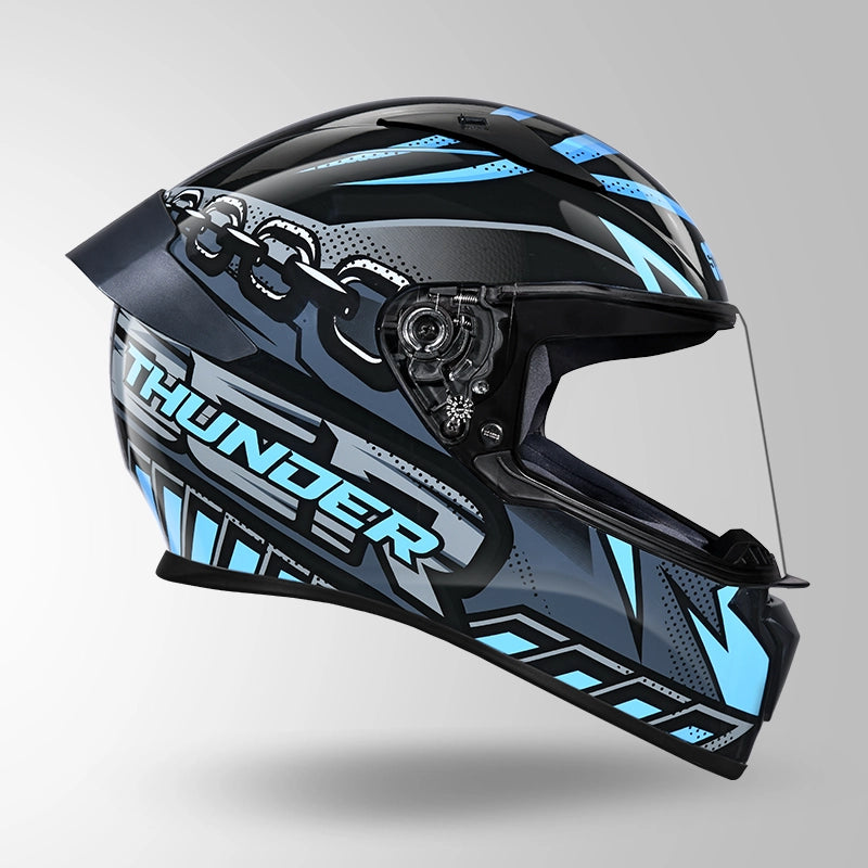 THUNDER D5 DECOR BLACK & BLUE WITH SPOILER