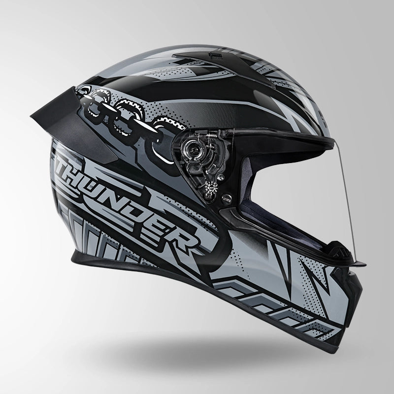 THUNDER D5 DECOR BLACK & GREY WITH SPOILER