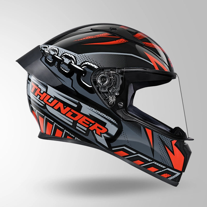 THUNDER D5 DECOR BLACK & RED WITH SPOILER