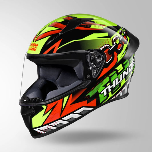 THUNDER D5 DECOR BLACK / RED & YELLOW WITH SPOILER