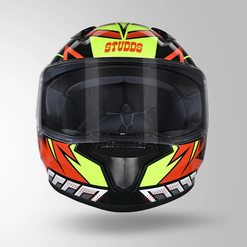 THUNDER D5 DECOR BLACK / RED & YELLOW WITH SPOILER
