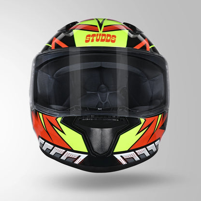 THUNDER D5 DECOR BLACK / RED & YELLOW WITH SPOILER